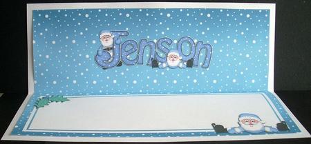 Xmas Jenson Matching Large Dl Insert by Joyce Watson