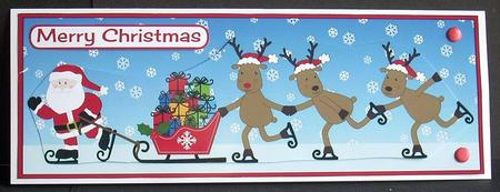 Santa's Sleigh Train by Joyce Watson