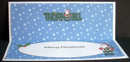 Merry Christmas from Thornhill Large Dl Insert by Joyce Watson