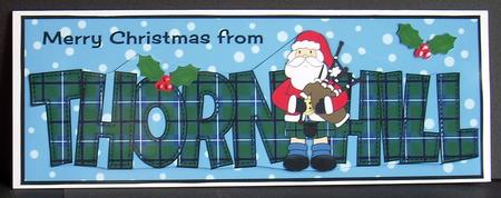 Merry Christmas from Thornhill Large Dl by Joyce Watson