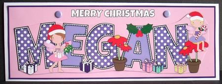 Christmas Fairies Megan Large Dl by Joyce Watson