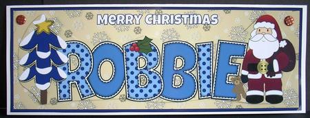 Santa Robbie Large Dl by Joyce Watson