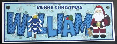 Santa William Large Dl by Joyce Watson