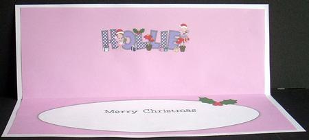 Christmas Fairies Hollie Large Dl Insert by Joyce Watson