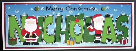 Santas Nicholas Large Dl by Joyce Watson