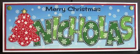 Christmas Tree Nicholas Large Dl by Joyce Watson