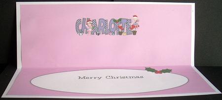 Christmas Fairies Charlotte Large Dl Insert by Joyce Watson