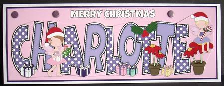 Christmas Fairies Charlotte Large Dl by Joyce Watson