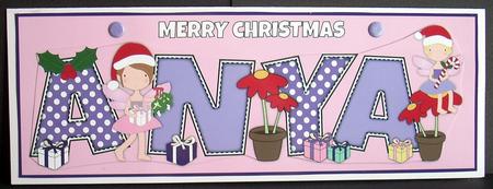 Christmas Fairies Anya Large Dl by Joyce Watson