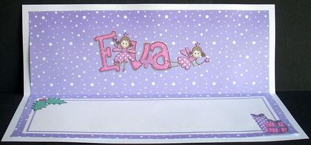 Xmas Eva Matching Large Dl Insert by Joyce Watson