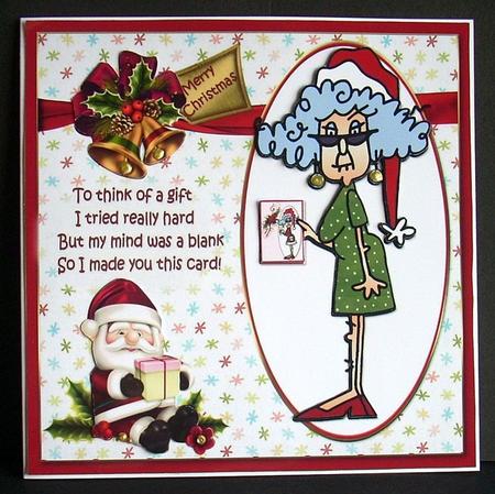 Stella Made You a Christmas Card Mini Kit by Joyce Watson