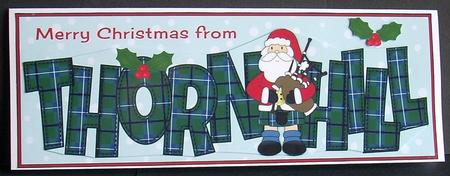 Merry Christmas from Thornhill Large Dl 2 by Joyce Watson