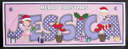 Christmas Fairies Jessica Large Dl by Joyce Watson