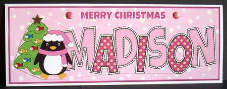 Eddie the Penguin Madison Large Dl by Joyce Watson