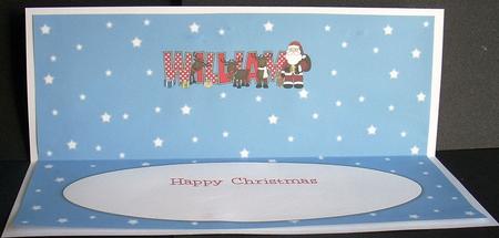 Santa and His Reindeers William Large Dl Insert by Joyce Watson