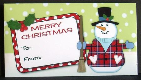 Snowman Money Wallet 3 by Joyce Watson