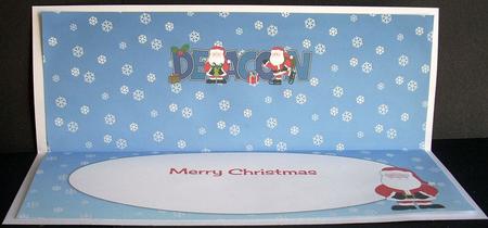 Santas Deacon Large Dl Insert by Joyce Watson