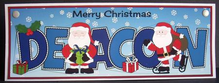 Santas Deacon Large Dl by Joyce Watson