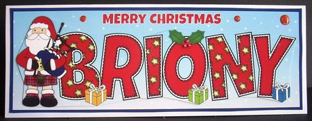 Scottish Santa Briony Large Dl by Joyce Watson
