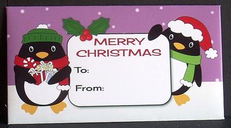 Christmas Penguins Money Wallet 4 by Joyce Watson