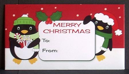 Christmas Penguins Money Wallet 2 by Joyce Watson