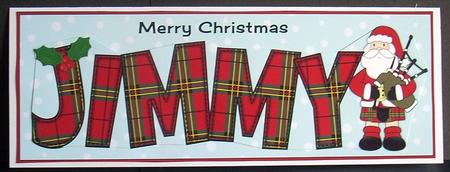 Scottish Santa Jimmy Large Dl by Joyce Watson