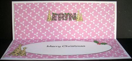 Buttons Christmas Trees Erin Large Dl Insert by Joyce Watson