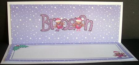 Xmas Brogan Matching Large Dl Insert by Joyce Watson