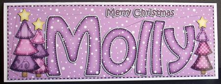 Large Dl Xmas Molly Trees 3D Decoupage by Joyce Watson