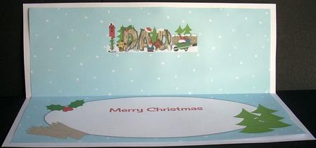 Winter Gardening Dad Large Dl Insert by Joyce Watson