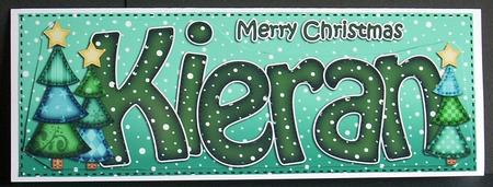 Large Dl Xmas Kieran Trees 3D Decoupage by Joyce Watson
