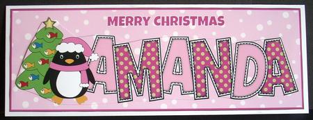 Eddie the Penguin Amanda Large Dl by Joyce Watson