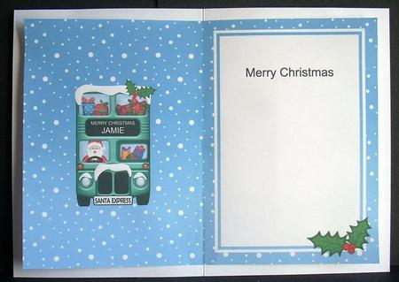 Xmas Santa Express Jamie Matching Insert by Joyce Watson