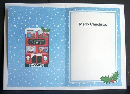 Xmas Santa Express Jamie Matching Insert by Joyce Watson