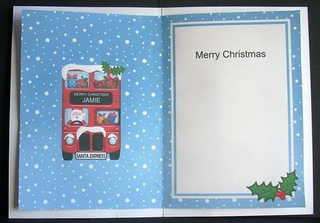 Xmas Santa Express Jamie Matching Insert by Joyce Watson