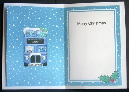 Xmas Santa Express Jack Matching Insert by Joyce Watson