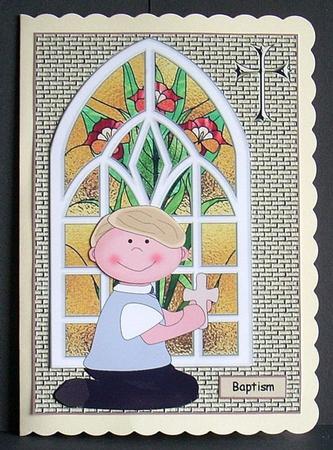 Boy Window Communion by Joyce Watson