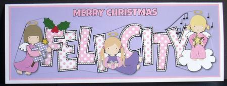 Christmas Angels Felicity Large Dl by Joyce Watson