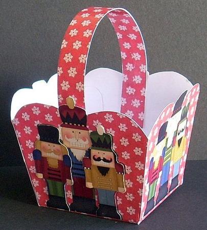 Christmas Treat Baskets - Nutcracker by Joyce Watson