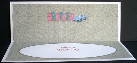 Porsche Brother Large Dl Insert by Joyce Watson