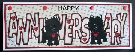 Jazz Dogs Anniversary Large Dl 2 by Joyce Watson