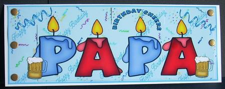 Papa Candles by Joyce Watson