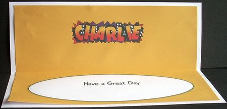 Urban Art Charlie Large Dl Insert by Joyce Watson