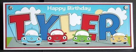 Kiddie Cars Tyler Large Dl by Joyce Watson