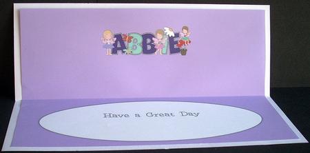 Little Fairies Abbie Large Dl Insert by Joyce Watson