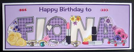 Flowers & Accessories Fiona Large Dl by Joyce Watson