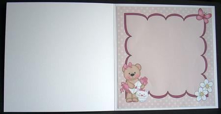 8 x 8 Livvy Bear's Letter Insert by Joyce Watson