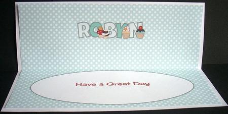 Cupcakes Robyn Large Dl Insert by Joyce Watson