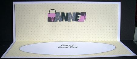 Bag and Shoes Anne Large Dl Insert by Joyce Watson