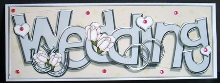 Large Dl Wedding 3D Decoupage by Joyce Watson